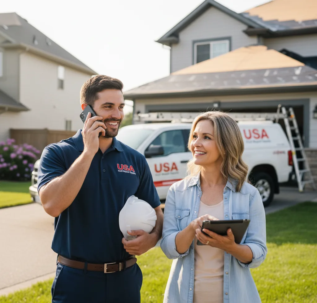USA Roof Repair Experts customer support in Marseilles